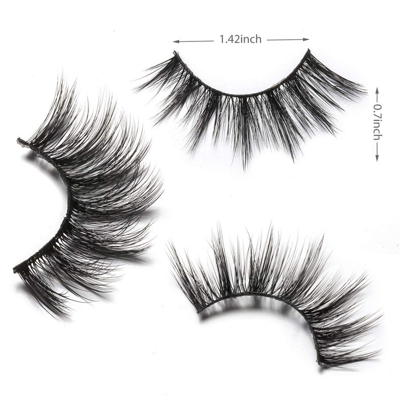 DYSILK 6D False Eyelashes Natural Handmade Long Eyelashes Extension Dramatic