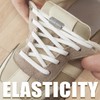 YOLCAR Oval Elastic No Tie Shoe Laces with Buckle Lock,
