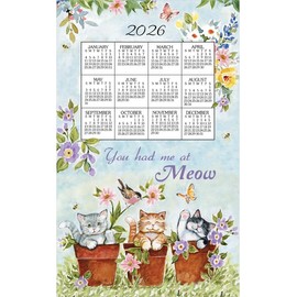 Kay Dee Designs 2026 Calendar Towel/Dishcloth (Sweet Kitties)