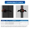 XFORT Tubular Latch, Matt Black, Tubular Door Latch for Internal