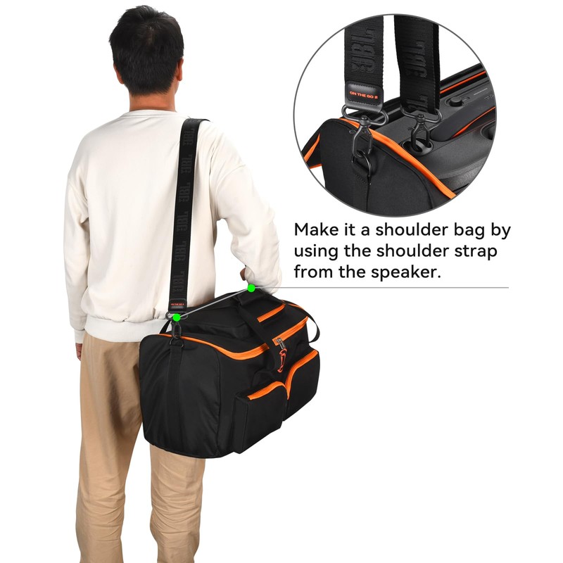 Travel Case Tote Bag for JBL PartyBox On-The-Go 2 Essential/PartyBox