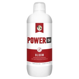 PowerSi Bloom 1L – Premium Flowering Additive with Bioavailable Silica and Exotic Plant Extracts – Enhances Flower Quality, Increases Bud Sites, and Boosts Trichome Production