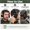 Electronic Noise-Reduction Earmuffs for Shooting – Hearing Protection Headphones for
