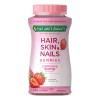 Hair Skin And Nails 140 Gomitas 2500 Biotina Sabor Frutilla