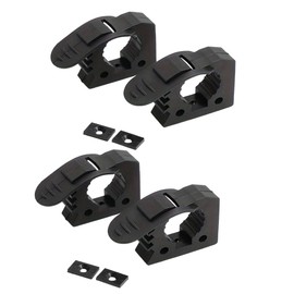 Quick-Release Clamp Mount,4PCS Rubber Clamp Grip,Wall Mount Shovel Holder Clamp,Quick Release Rubber Clamp Mount Kit for Mounting Tools