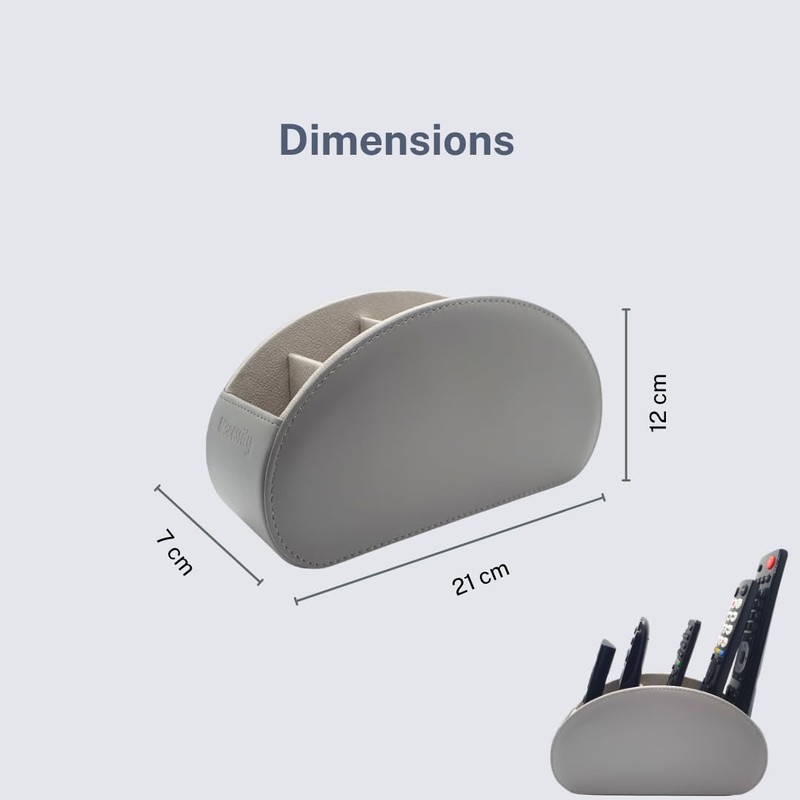 N3cessity Remote Control Holder/Desktop Organiser - Storage Caddy with 5