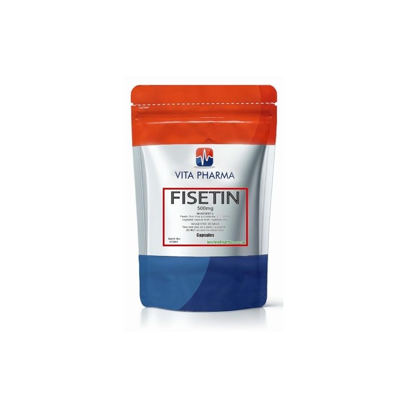 VITA PHARMA Fisetin 500mg 365 Tablets