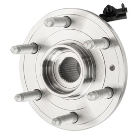 KAX 515096 1PC Front Wheel Hub Bearing Compatible with GMC Sierra 1500 2007-2013,W/ABS 6 Lugs Wheel Bearing and Hub Assembly