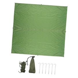 Totority 1Set Heat Tarp Tent with Protection Multi Functional Beach Shade Shelter for Outdoor Camping and Hiking Activities Fits People