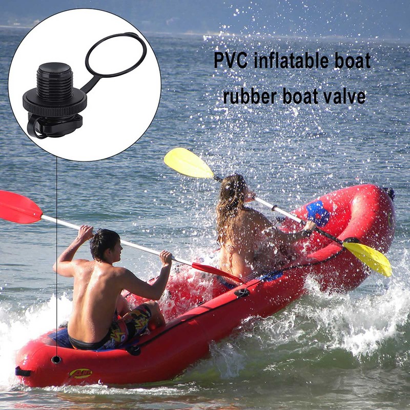 WGFOIP Valve, Oneway Inflation Valve Inflatable Boat Air Valve ABS