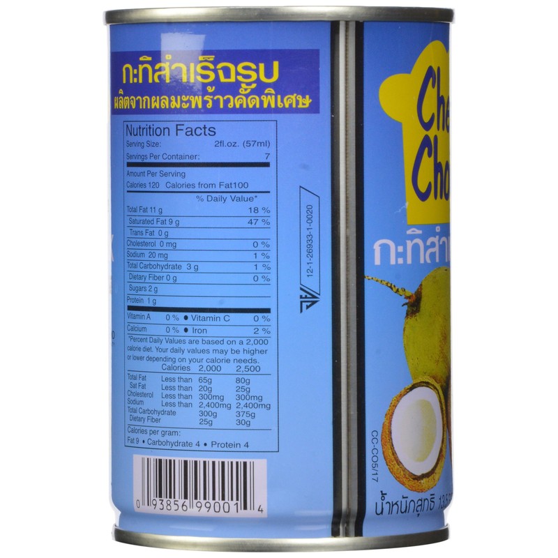 Chef Choice Coconut Milk, Medium, 13.5 Ounce (Pack of 24)