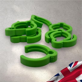 D27 Hose Clips Compatible with Festool CTL, CTM, Dust Extractor Hoses with Plug-it Cable, 34mm OD, Set of 10 Hose Clips Compatible with Festool 27mm Hose, Made in the UK
