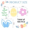 LunarCharm Pack of 100 Confetti Easter Decoration Table Confetti Crafts