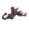 Unbranded Deer Antler Cast Iron Wall Hook Key Towel Coat