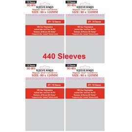 Sleeve Kings Magnum "Dixit" Card Sleeves 80 X 120 mm (4x110 Pack, 440 Sleeves)