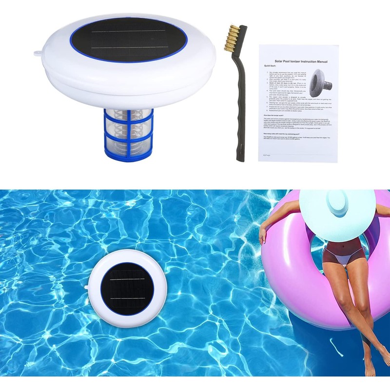 HXBER Solar Pool-Ionizer Copper Silver Ion Pool Solar Pool Ionizer