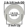 NuFlush Replacement for Kohler 1131496 Flush Valve Seal Kit (3