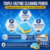 Enzyme Dishwasher Cleaner Tablets Ultra, 24 Count - Remover Odor
