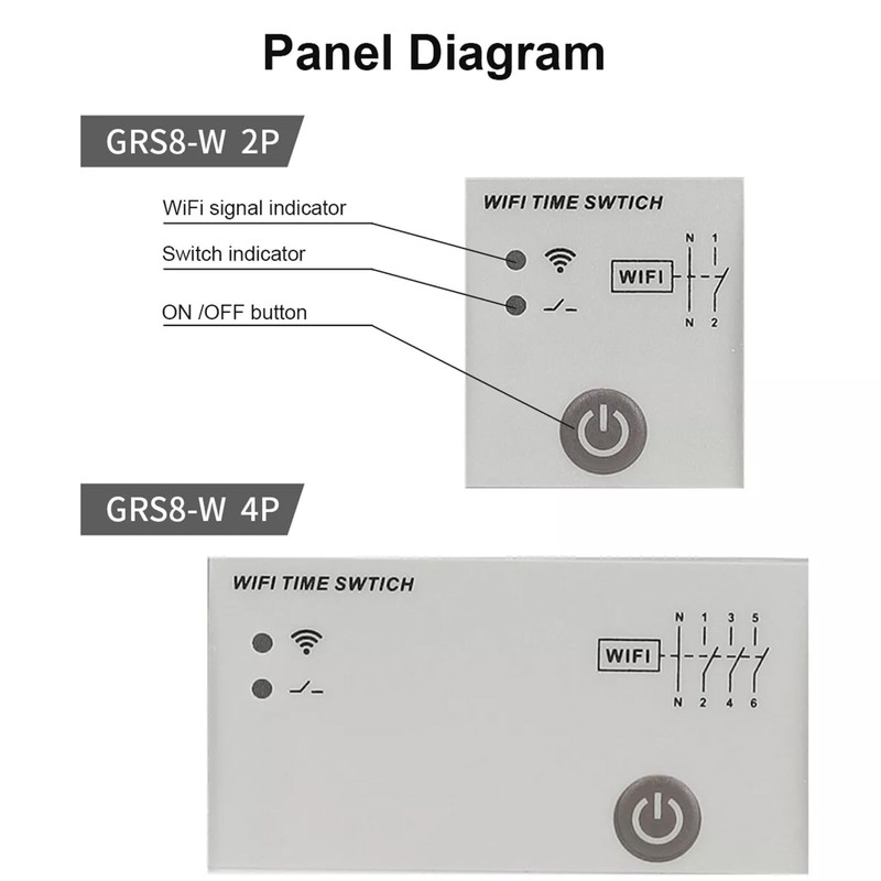 GEYA Intelligent Wifi Time Relay Switch Smart Home Wireless Remote