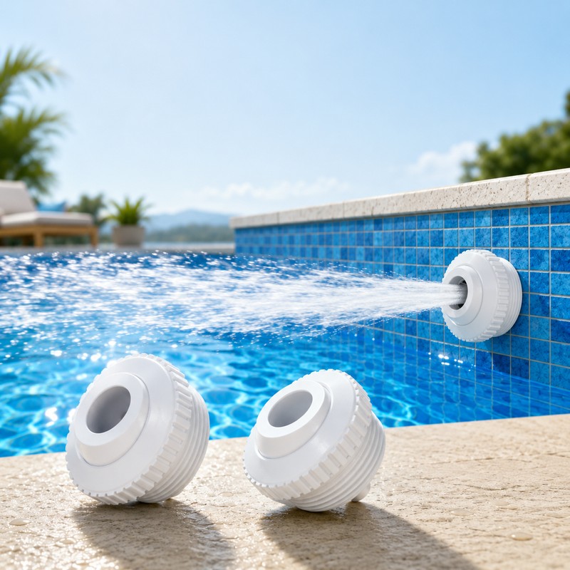 3-Pack Adjustable Pool Return Jet Nozzles – 1½-Inch MIP Thread