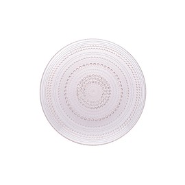 Fortessa Jupiter Hobnail Glass, 10.5" Dinner Plate (Set of 4), Pink