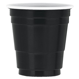 Black Disposable Plastic Shot Glasses - 2oz, 20 Pieces | Perfect for Events and Celebrations