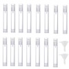 Clear Airless Lotion Pump Bottles,Refillable Design,CuiCanfla Set of 15, 2
