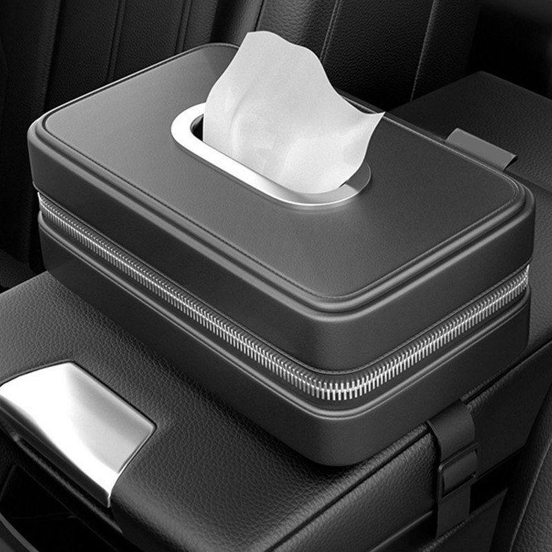Car Tissue Holder Simple Look Flexible Installation Auto Napkin Holder