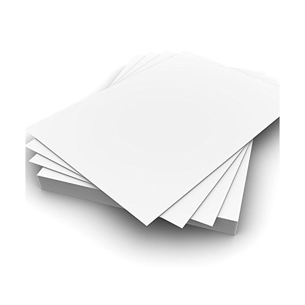 Party Decor A6 90gsm Plain White smooth paper Pack of 2500 Perfect for Printing on and general office use