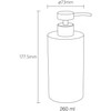Sealskin Blend Soap dispenser 260 ml freestanding Terrazzo