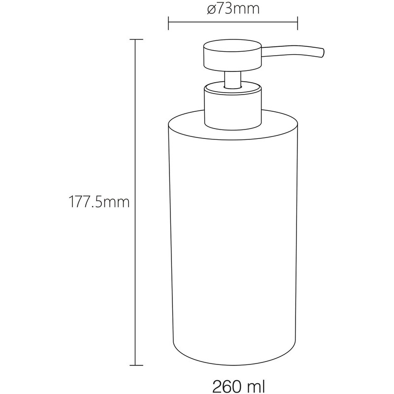 Sealskin Blend Soap dispenser 260 ml freestanding Terrazzo