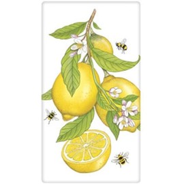Mary Lake-Thompson BT807 Market Lemon Cotton Flour Sack Kitchen Towel