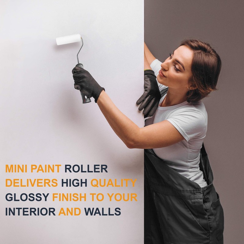 Mini Paint Roller Sleeve – 4 inch(100MM) Small Painting Roller