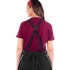 Under NY Sky Essential Grey Twill Apron - Cross-Back with