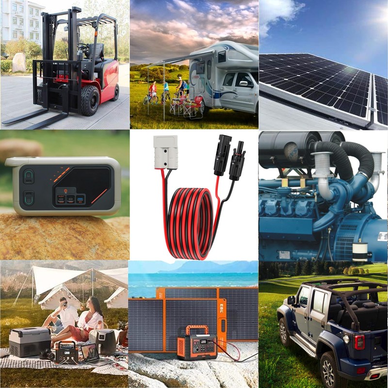 Magiktech Solar Panel Charge Cable Compatible with Anderson SB50 Connector
