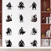 DEIKOKA Removable Knight Wall Sticker Viking Warrior Wall Decals Peel