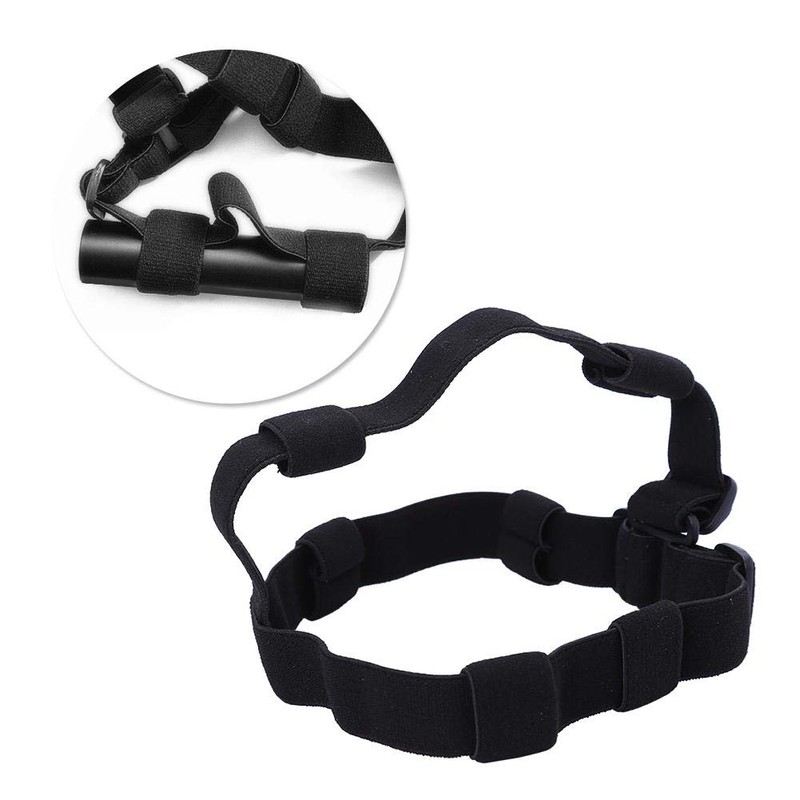 Tbest Durable LED Headlamp Headband, Universal Fit for Flashlights, Enhanced