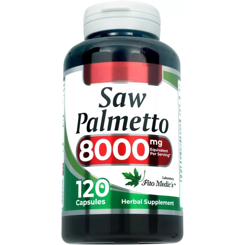 Fit Saw Palmetto 8000mg 120 Caps Prostate Support