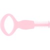 Tarjeta para Pestañas de Plástico Rosa Peine Doble y Guía