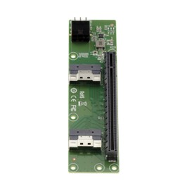 KALEA-INFORMATIQUE 2 Port Card SFF-8654 8i to PCIe Gen 4.0 x8 or x16 for relocating a PCI Express port thanks to two SFF8654 24G ports