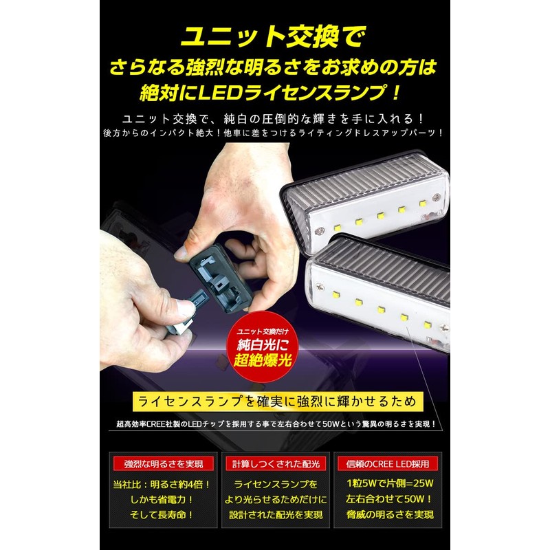 YOURS COROLLA CROSS LICENSE UNIT, CREE LED, Exclusive Design, Easy