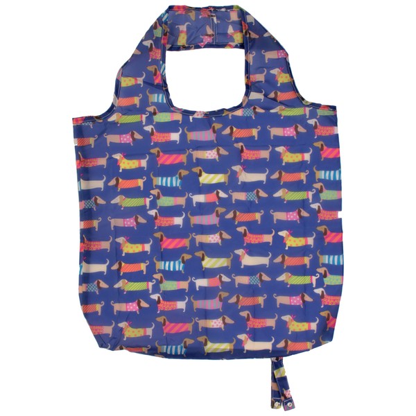 Ulster Weavers Sausage Dog Packable Bag, Multicolour