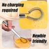 2 Pcs Stainless Steel Manual Whisk Egg Beater Hand Whisker