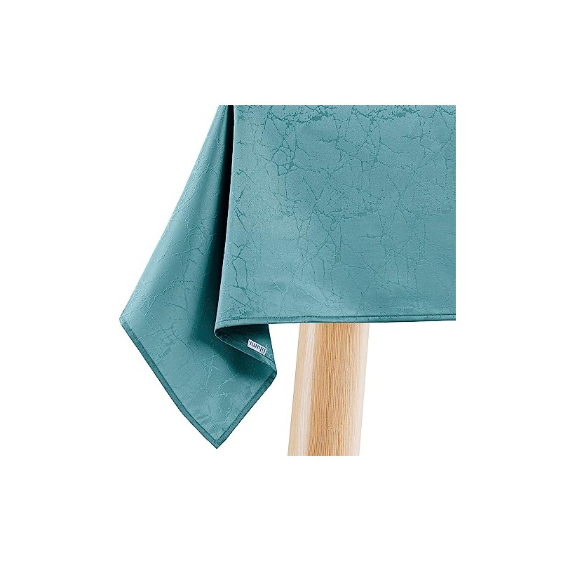Filumi Tablecloth 110 x 200 cm Blue Washable for Indoor