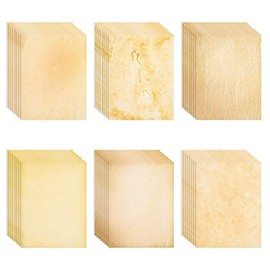 96 Sheets Vintage Printer Paper for Writing Letters, Message in a Bottle (Double Sided, 8.5x11 In)