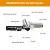BEAMNOVA Mini Air Belt Sander for Woodworking Metal Working 3/8