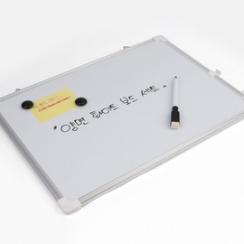 Double-Sided Whiteboard Set 20x30cm 2ea
