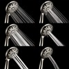 Couradric Handheld Shower Head, 6 Spray Setting High Pressure Shower