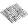 Gasea 12pcs 1/8" Shank Tungsten Carbide End Mill Cutter Bits