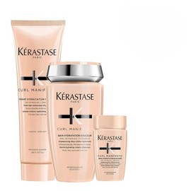KÉRASTASE Kit Curl Manifesto Shampoo y Acondicionador | Tratamiento Profesional para Cabello Rizado y Ondulado | Hidratación, Definición y Control del Frizz | Nutre y Fortalece los Rizos